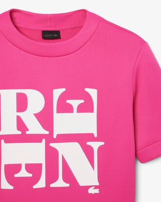 T-shirt graphique satin&eacute; D&eacute;fil&eacute;