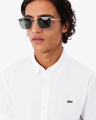 Chemise manches courtes regular fit popeline