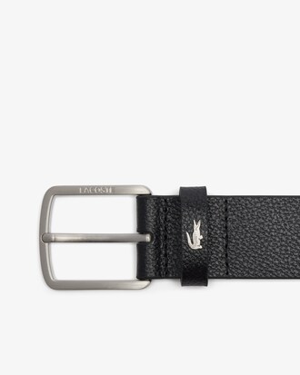 Ceinture en cuir grain&eacute;