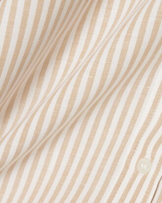 Chemise oversize lin m&eacute;lang&eacute;