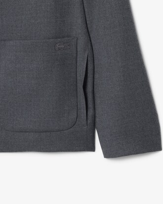 Veste zipp&eacute;e laine vierge