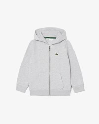 Sweatshirt zippé à capuche mixte molleton