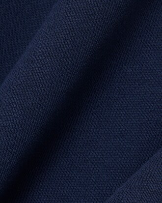 Sweatshirt col montant zipp&eacute; molleton badge
