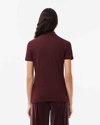 Polo L.12.D slim fit en mini piqué stretch