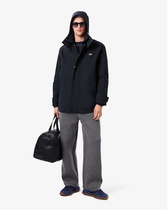 Parka à capuche mi-longue déperlante