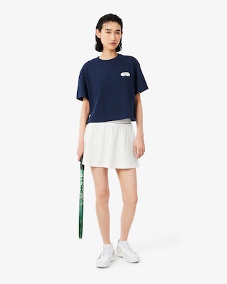 T-shirt Tennis H&eacute;ritage badge oversize