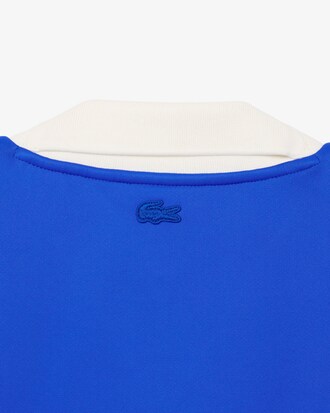 Sweatshirt sans manches col V satin&eacute; D&eacute;fil&eacute;