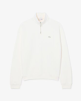 Sweatshirt col zipp&eacute; molleton &eacute;pais