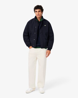 Sweatshirt zipp&eacute; interlock col montant