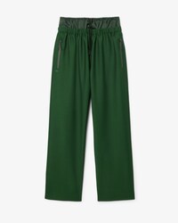 Pantalon bi-mati&egrave;re laine D&eacute;fil&eacute;