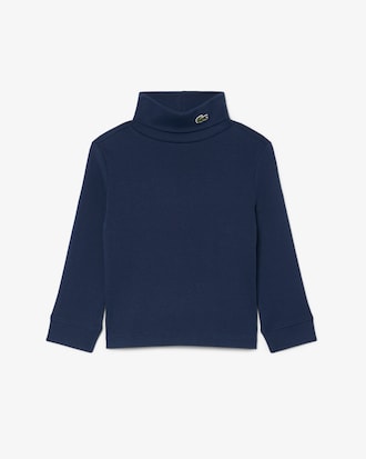 T-shirt col roul&eacute; coton