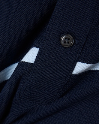 Polo Petit Piqu&eacute; color-block