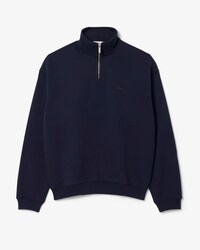 Sweatshirt col zipp&eacute; molleton &eacute;pais