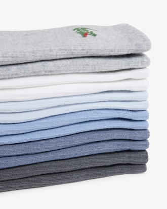 Lot de 6 paires de chaussettes c&ocirc;tel&eacute;es
