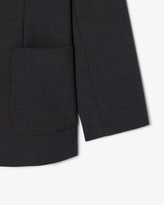 Blazer laine m&eacute;lang&eacute;e