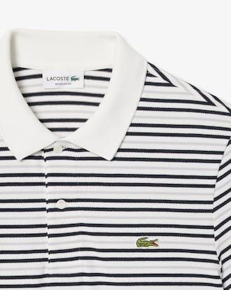 Polo classic fit Petit Piqu&eacute; ray&eacute;
