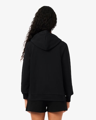 Sweatshirt zipp&eacute; &agrave; capuche molleton