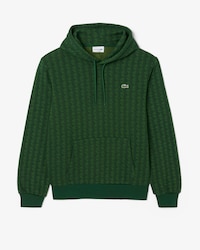 Sweatshirt &agrave; capuche molleton monogramme