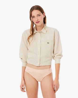 Culotte mesh ceinture sigl&eacute;e