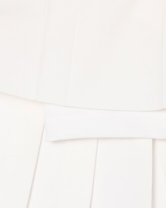 Jupe pliss&eacute;e coton Oxford