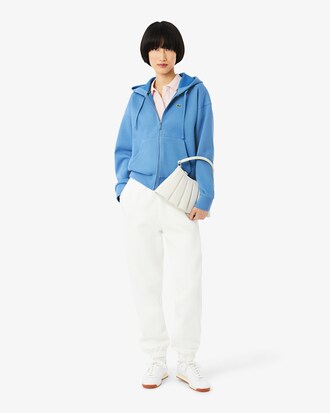 Sweatshirt &agrave; capuche zipp&eacute; en Piqu&eacute;