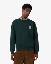 Sweatshirt molleton avec badge