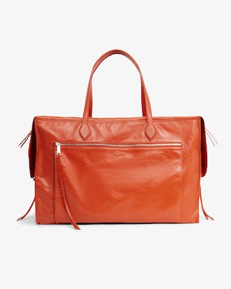 Sac Gym Weekender D&eacute;fil&eacute; en cuir