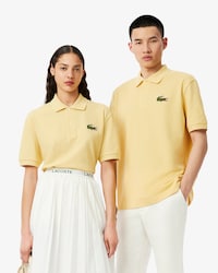 Polo L.12.12 loose fit en Piqué avec badge