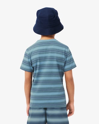 T-shirt coton imprimé rayé