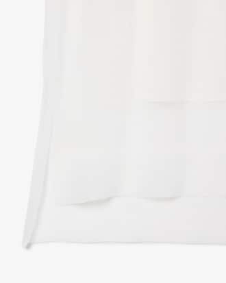 Polo loose fit maille transparente D&eacute;fil&eacute;