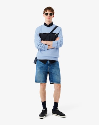 Sweatshirt molleton color-block