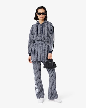 Pantalon de survêtement flare monogramme