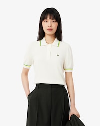 Polo court coton stretch 3D sans couture