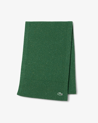 Écharpe laine mouchetée fabriquée en France