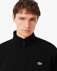 Sweatshirt col zipp&eacute; molleton