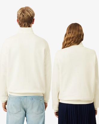 Sweatshirt col zippé molleton épais