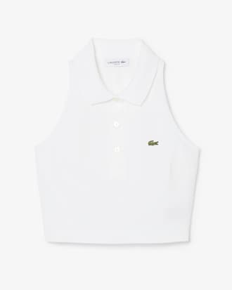 Polo sans manches en Piqu&eacute;