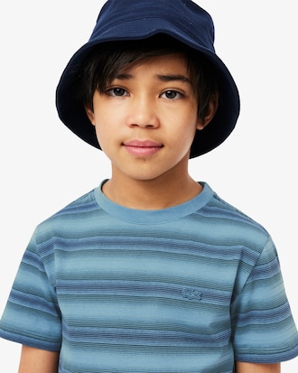 T-shirt coton imprimé rayé