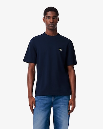 T-shirt Piqu&eacute; &eacute;pais coton et lin