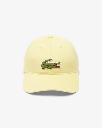 Casquette twill de coton badge Crocodile