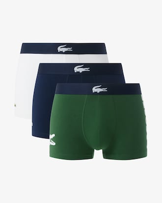 Lot de 3 boxers courts coton stretch