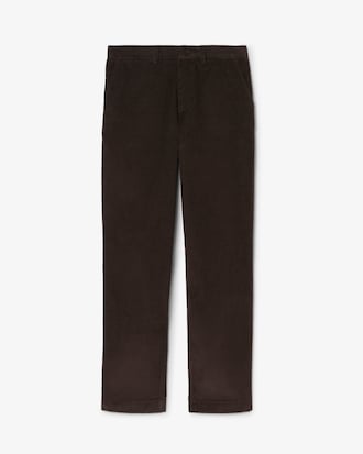 Pantalon chino regular fit velours côtelé