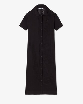 Robe polo crochet&eacute;e