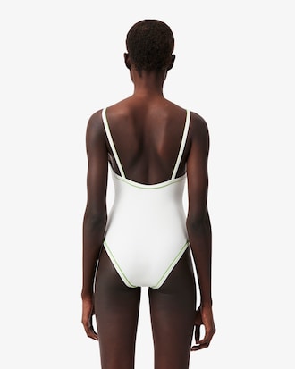 Maillot de bain une pi&egrave;ce avec liser&eacute;s