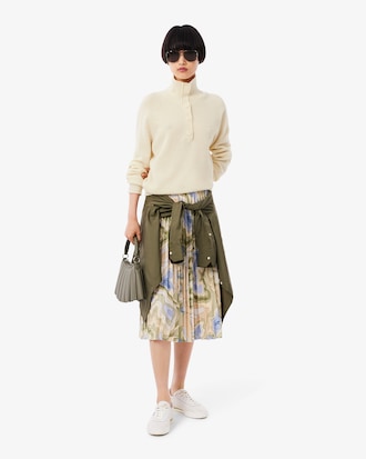 Pull col montant laine