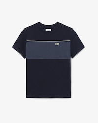 T-shirt color-block coton graphique