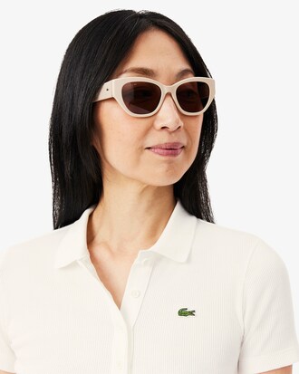 Polo L.12.D slim fit coton c&ocirc;tel&eacute;