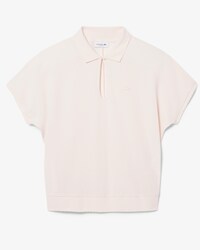 Polo Piqu&eacute; fluide festonn&eacute; relaxed fit
