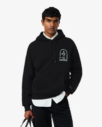 Sweatshirt &agrave; capuche loose fit imprim&eacute;