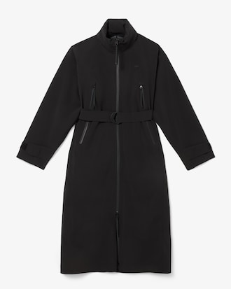 Parka longue à capuche oversize imperméable